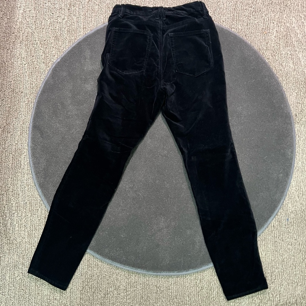 Good American Black Velvet skinnies sz 29/8 - Picture 2 of 5
